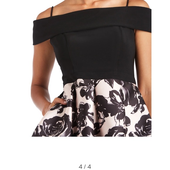 Morgan & Co Shoulder Party Dress - Picture 4 of 5